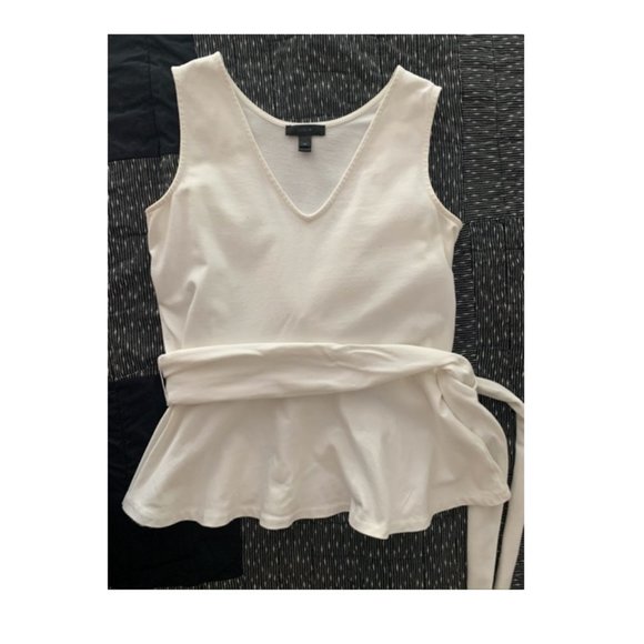 J Crew sleeveless tie waist peplum top XS - Picture 2 of 3